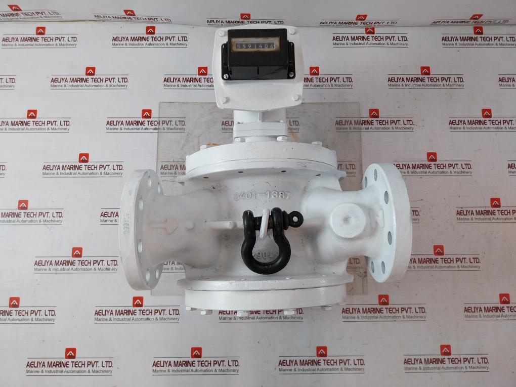 Vaf Instruments J5080 Flow Meter 0401-1387 Veam 9710 10K Bar Var.3558