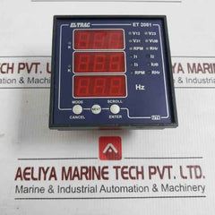 Vaf Panel Meter With Digital Lcd Display Et 2081 Eltrac 85-270 V Ac/Dc