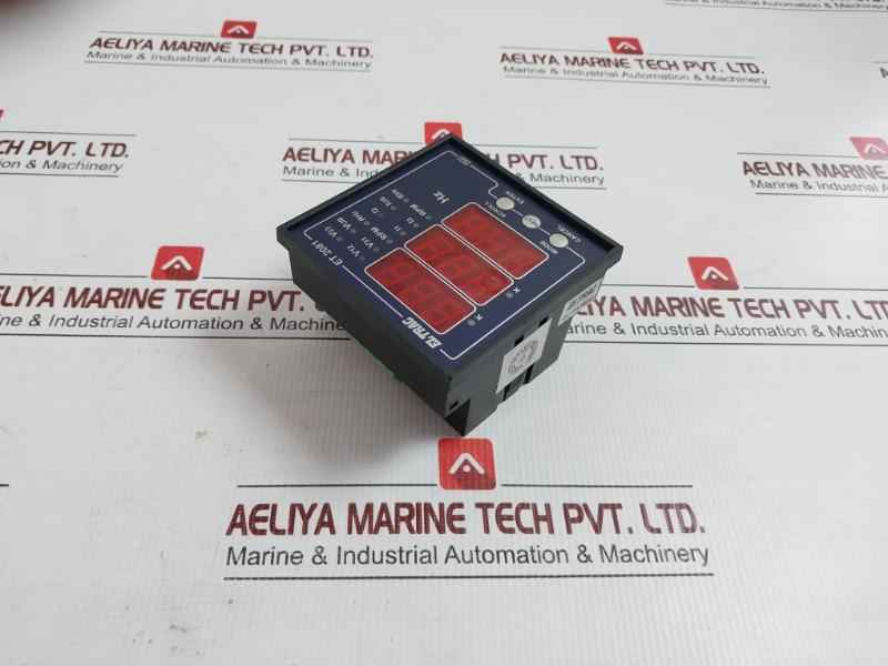 Vaf Panel Meter With Digital Lcd Display Et 2081 Eltrac 85-270 V Ac/Dc