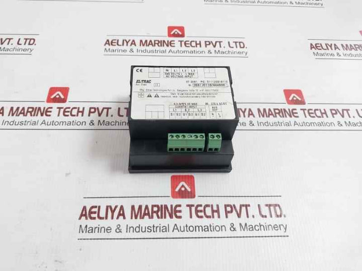 Vaf Panel Meter With Digital Lcd Display Et 2081 Eltrac 85-270 V Ac/Dc
