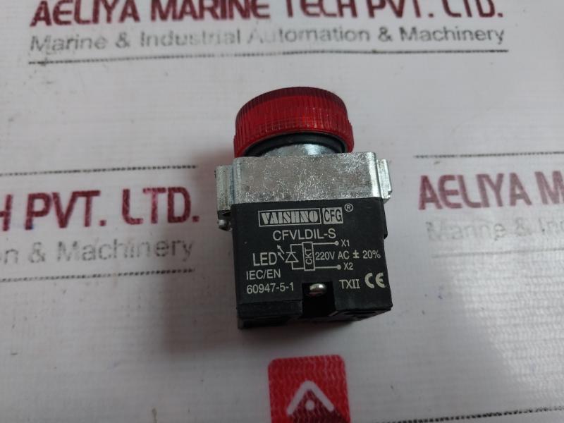 Vaishno Cfg Cfvldil-s Red Push Button Switch With Led