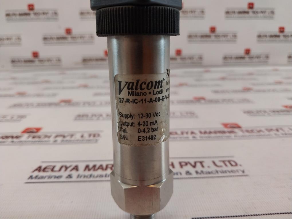 Valcom 27-r-ic-11-a-00-e-v-1-c-4-n Pressure Sensor 12-30Vdc