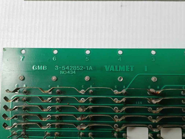 Valmet 3-542852-1A Dmu Printed Circuit Board No434 3-542852-1B