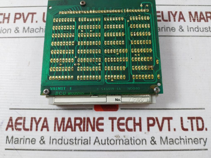 Valmet 3-543619-1A Bcu Binary Input Pcb Module No040 3-543616-1A M851247