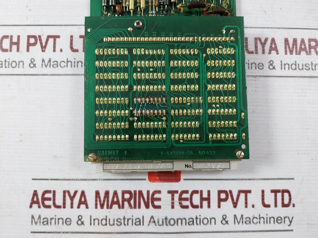 Valmet 3-543619-3A Bcu Binary Input Pcb Module N0432 Dm 72 H.@ 70° N0418