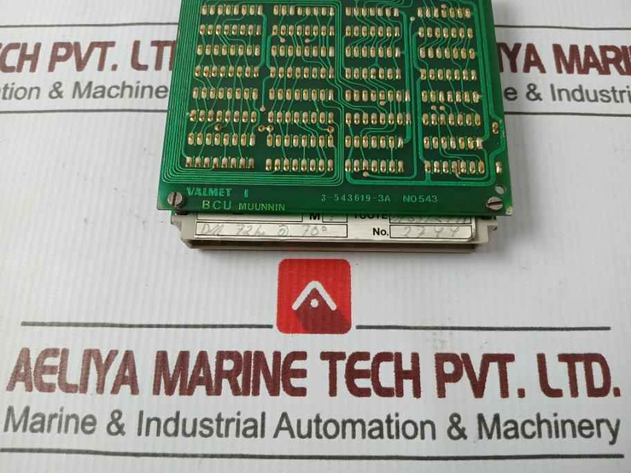 Valmet 3-543619-3A Bcu Binary Input Pcb Module N0543 Dm 72H At 70°C