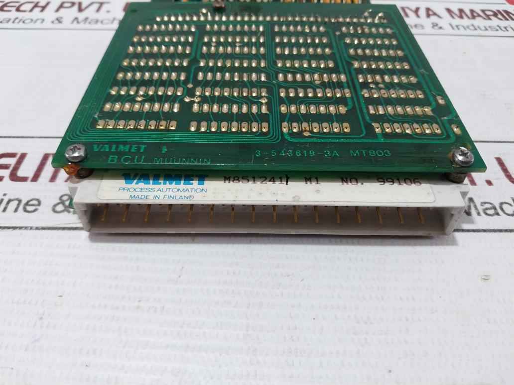 Valmet 3-543619-3A Bcu Input Pcb Module Mt803 M8512411 M1 3-543616-3A