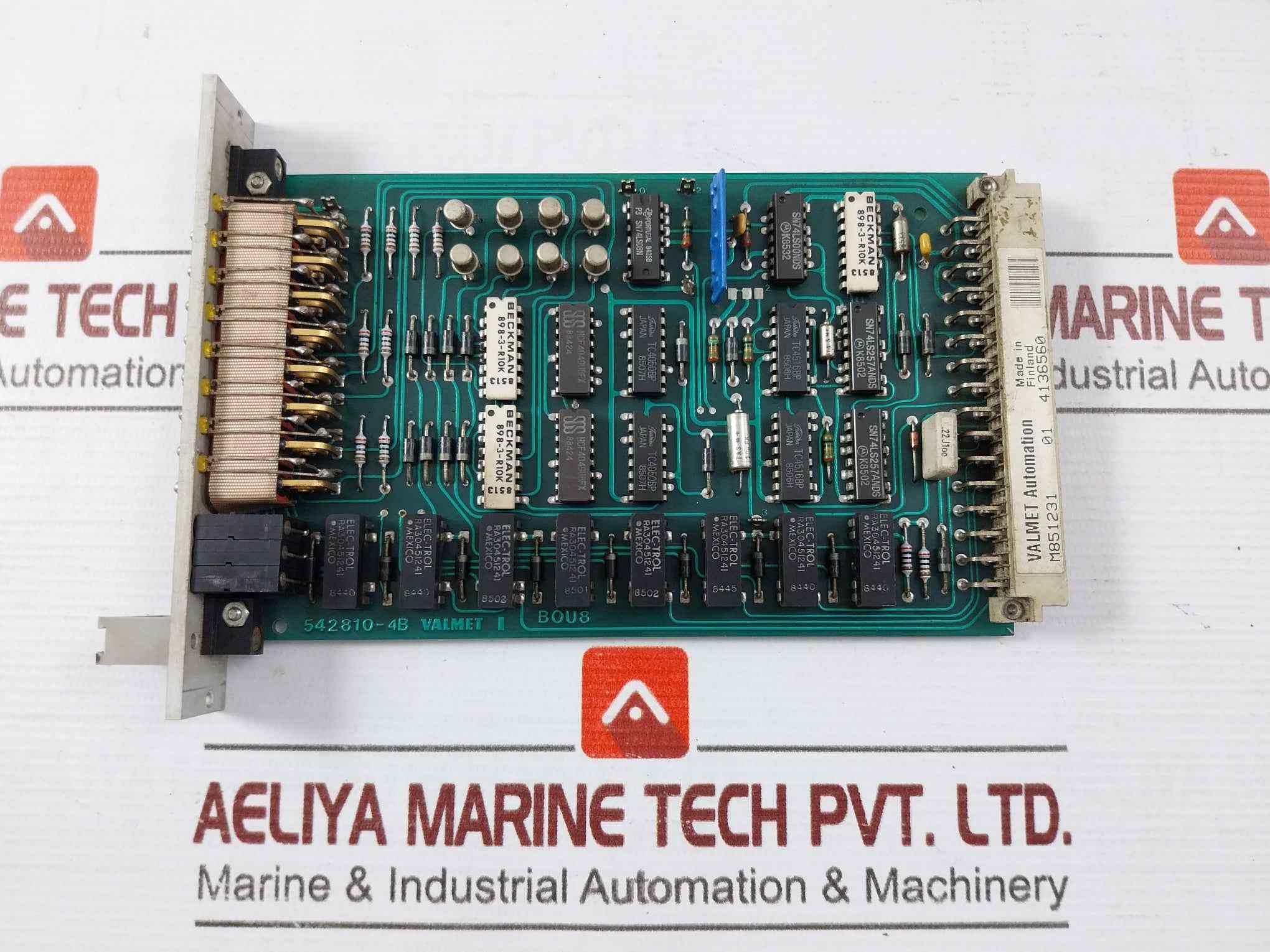 Valmet 542821-5A Cpu Scu Rack Module 542836-6A, Pud 10 B, M8510061 M2, Biu 8A