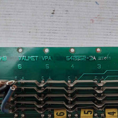 Valmet 542852-3A Backplane Board 542852-3B, Mt011