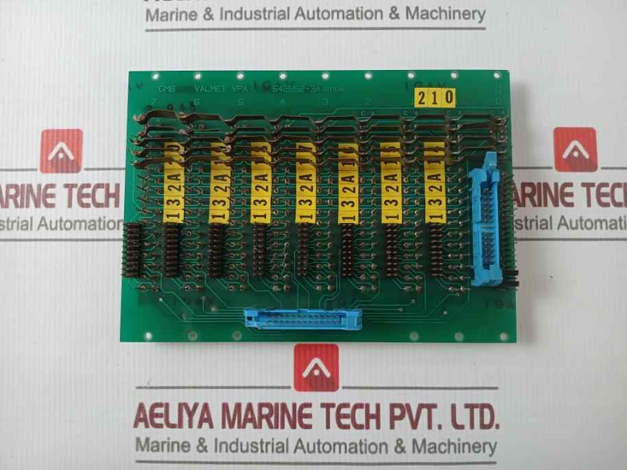 Valmet 542852-3A Backplane Printed Circuit Board