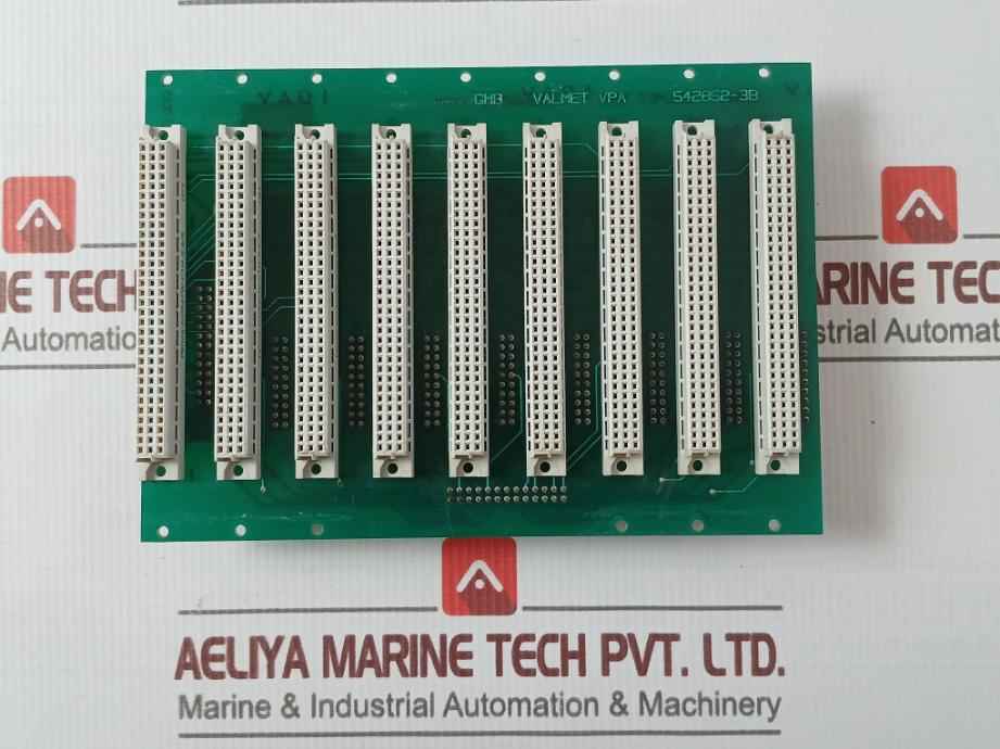 Valmet 542852-3A Backplane Printed Circuit Board