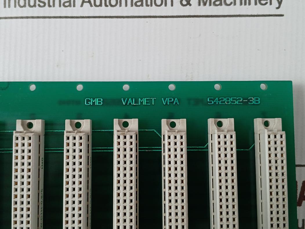Valmet 542852-3A Dmu Backplane Pc Board Mt940 542852-3B