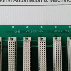 Valmet 542852-3A Dmu Backplane Pc Board Mt940 542852-3B
