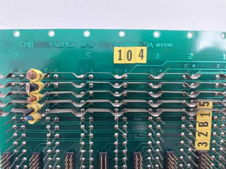 Valmet 542852-3A Dmu Backplane Pcb Board 542852-3B Mt936