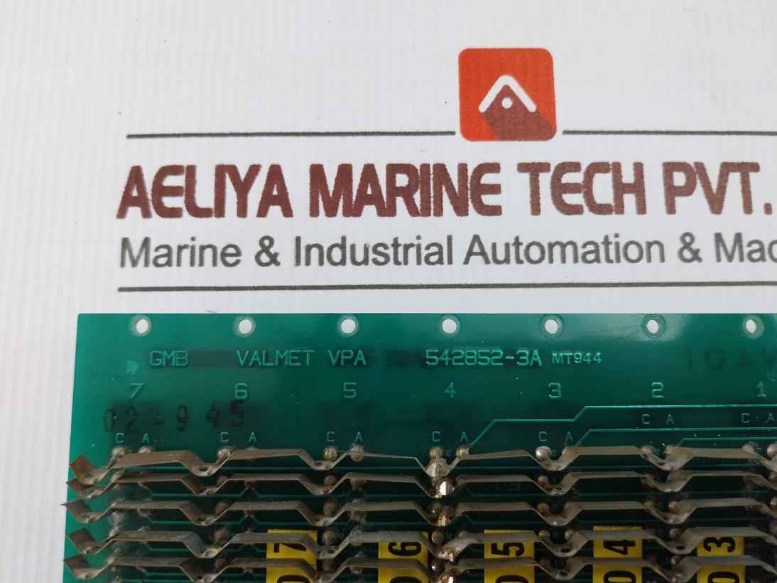 Valmet 542852-3A Dmu Printed Circuit Board 542852-3B Mt944