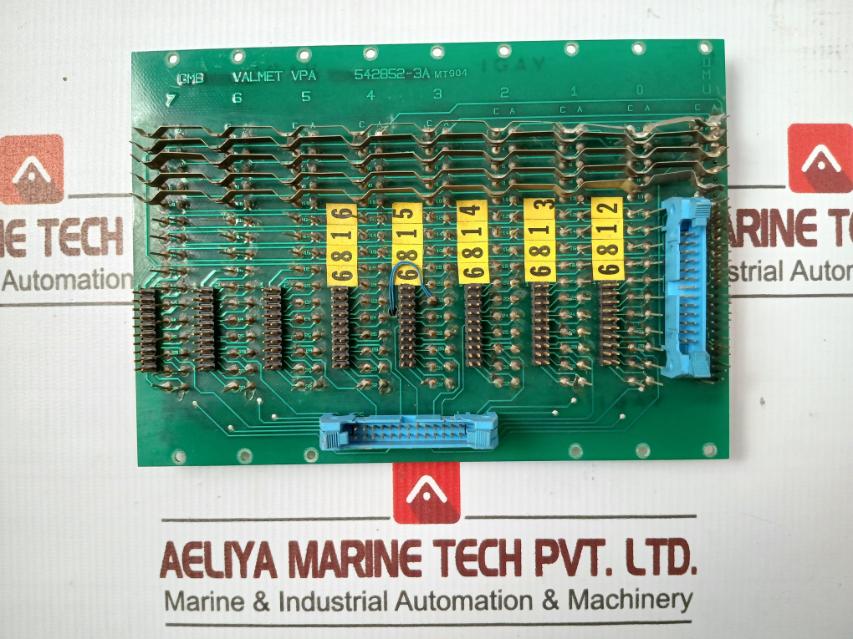 Valmet 542852-3A Dmu Printed Circuit Board Mt904 542852-3B