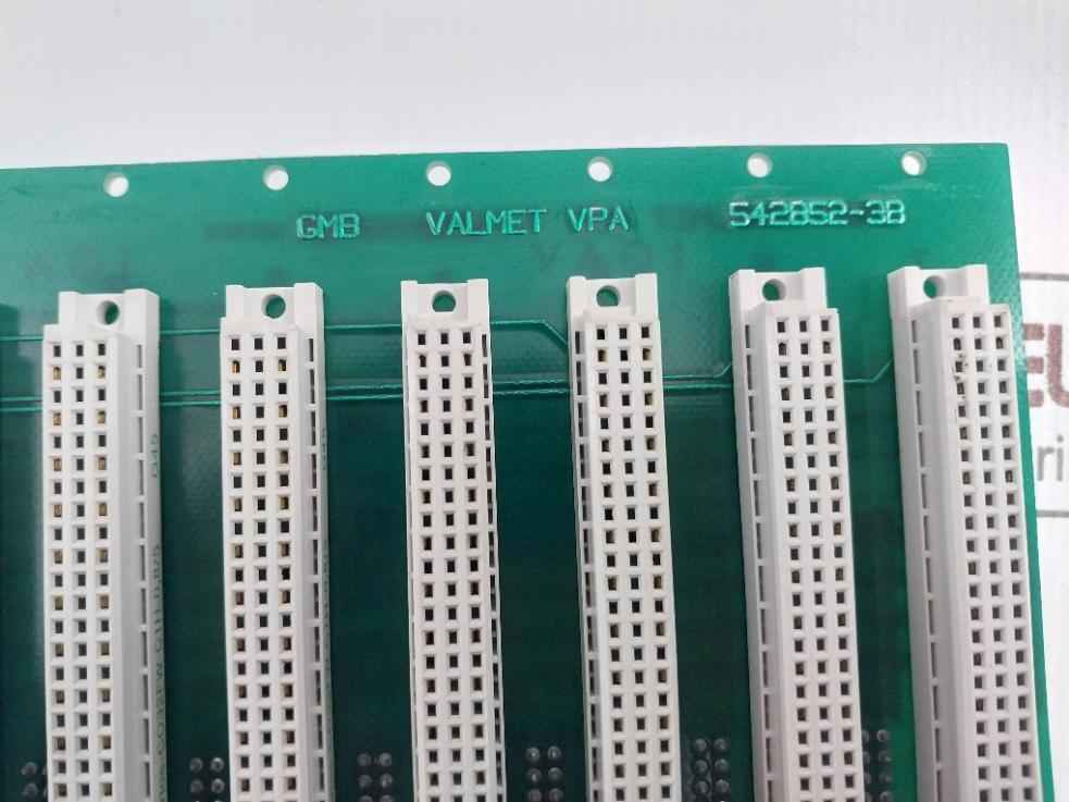 Valmet 542852-3A Gmb Backplane Board Mt904 542852-3B