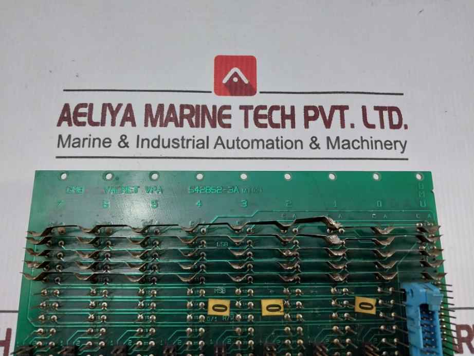 Valmet 542852-3A Gmb Backplane Pc Board Mt921