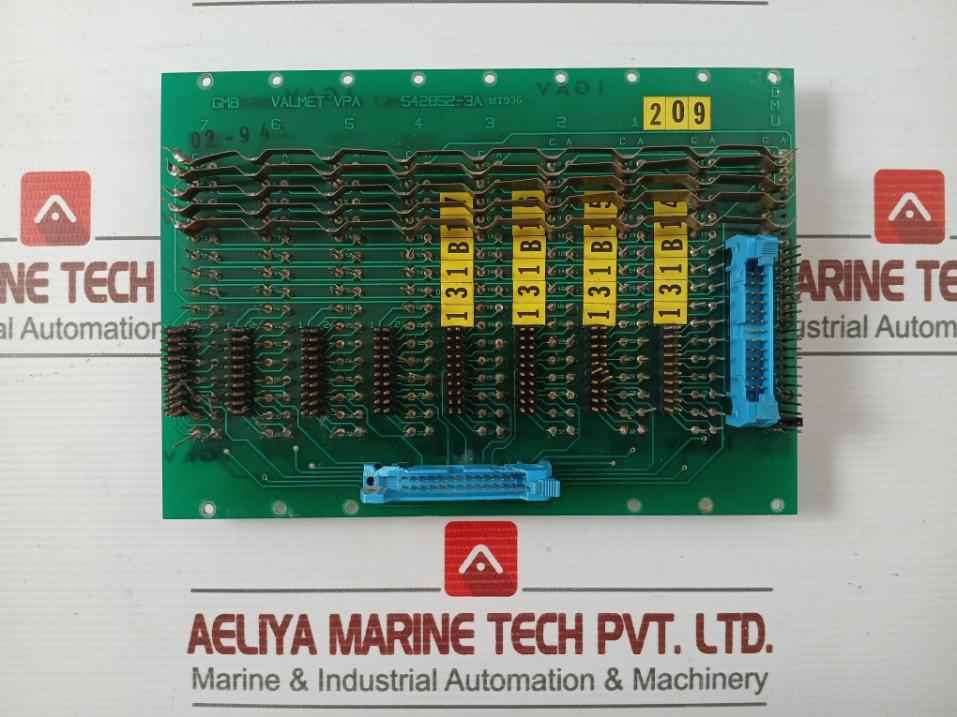 Valmet 542852-3A Printed Circuit Board 542852-3B