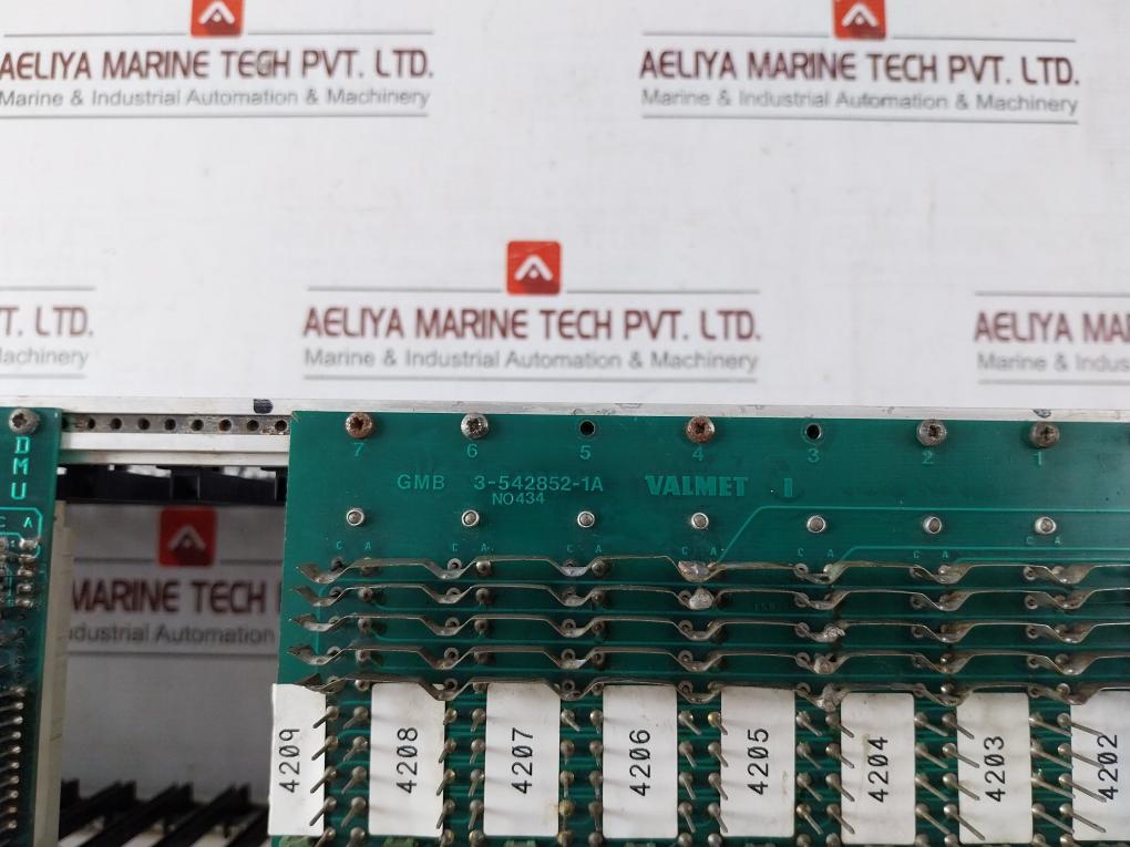 Valmet 542852-3A Slot Rack Chassis Module 3-542852-1A