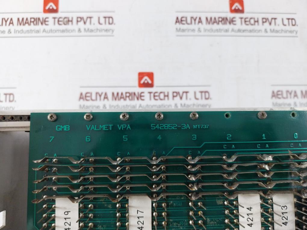 Valmet 542852-3A Slot Rack Chassis Module 3-542852-1A