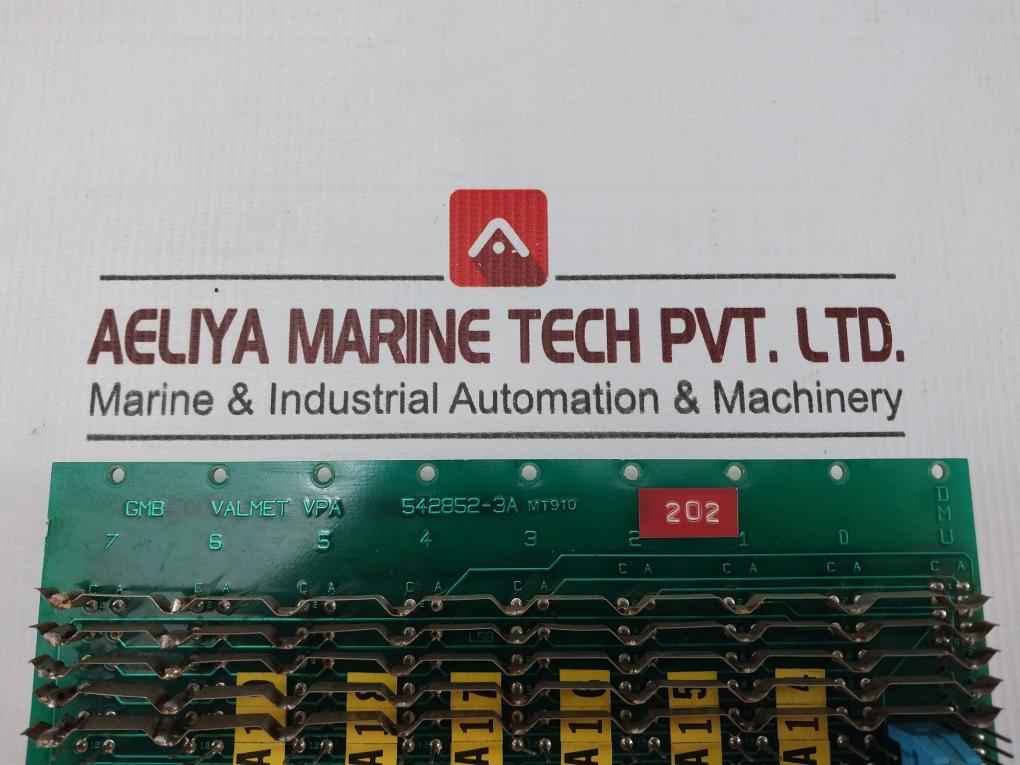 Valmet 542852-3B Backplane Module