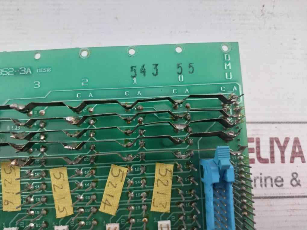 Valmet 542852-3B Dmu Backplane Pcb 542852-3A Mt516