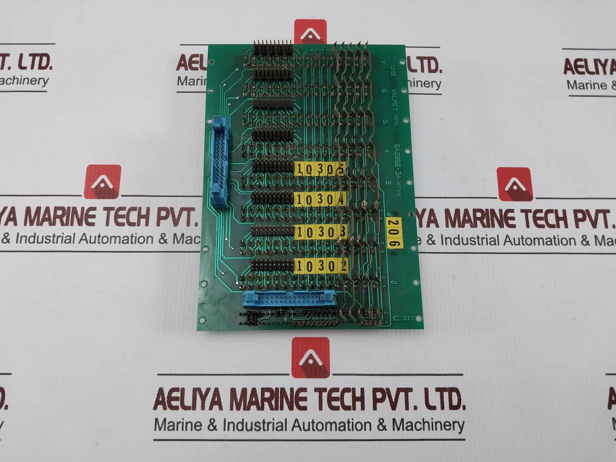 Valmet 542852-3B Dmu Printed Circuit Board Mt014 542852-3A