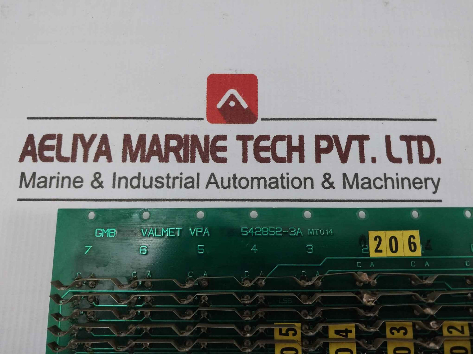 Valmet 542852-3B Dmu Printed Circuit Board Mt014 542852-3A