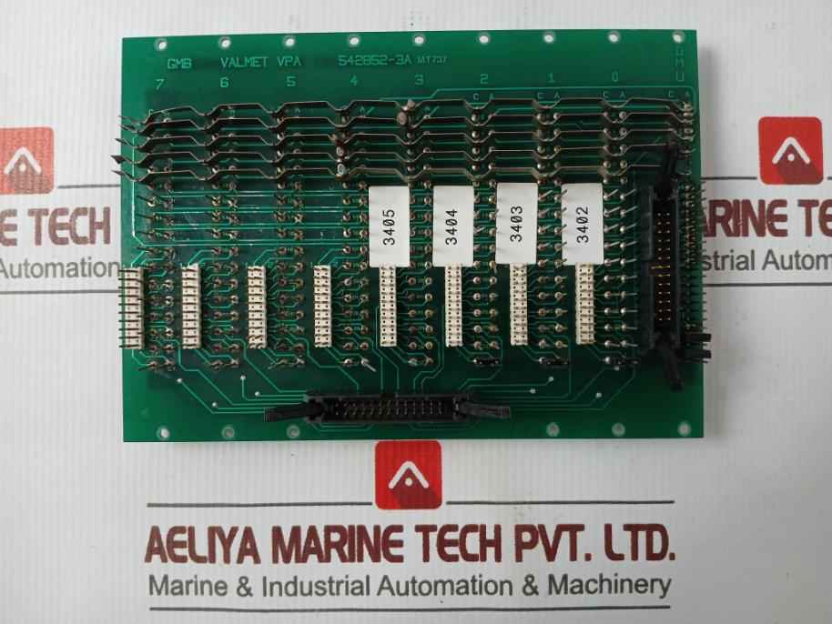 Valmet 542852-3B Printed Circuit Board 542852-3A Mt737