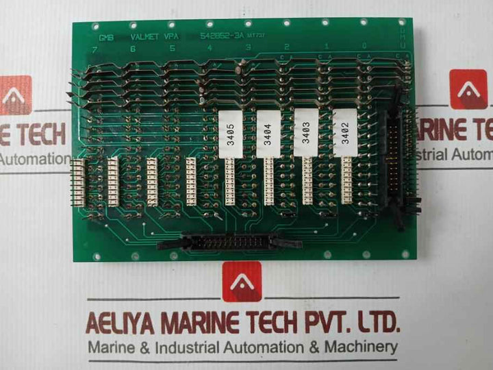 Valmet 542852-3B Printed Circuit Board 542852-3A Mt737