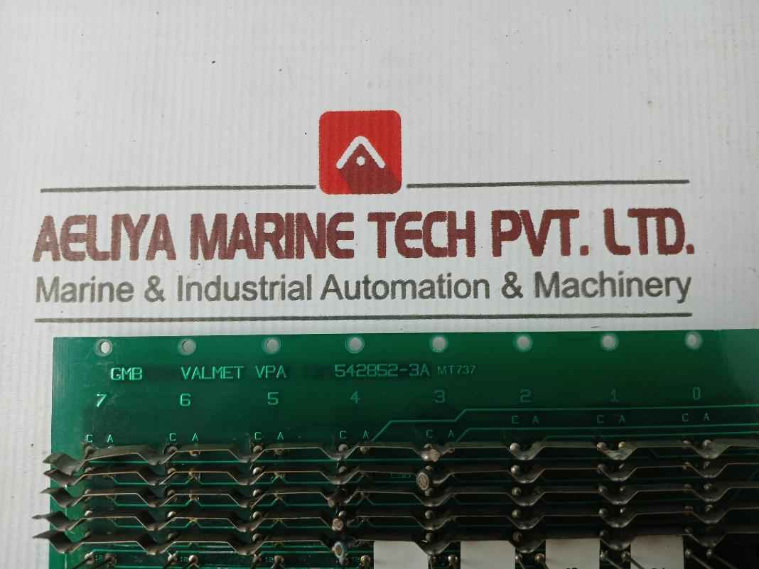 Valmet 542852-3B Printed Circuit Board 542852-3A Mt737