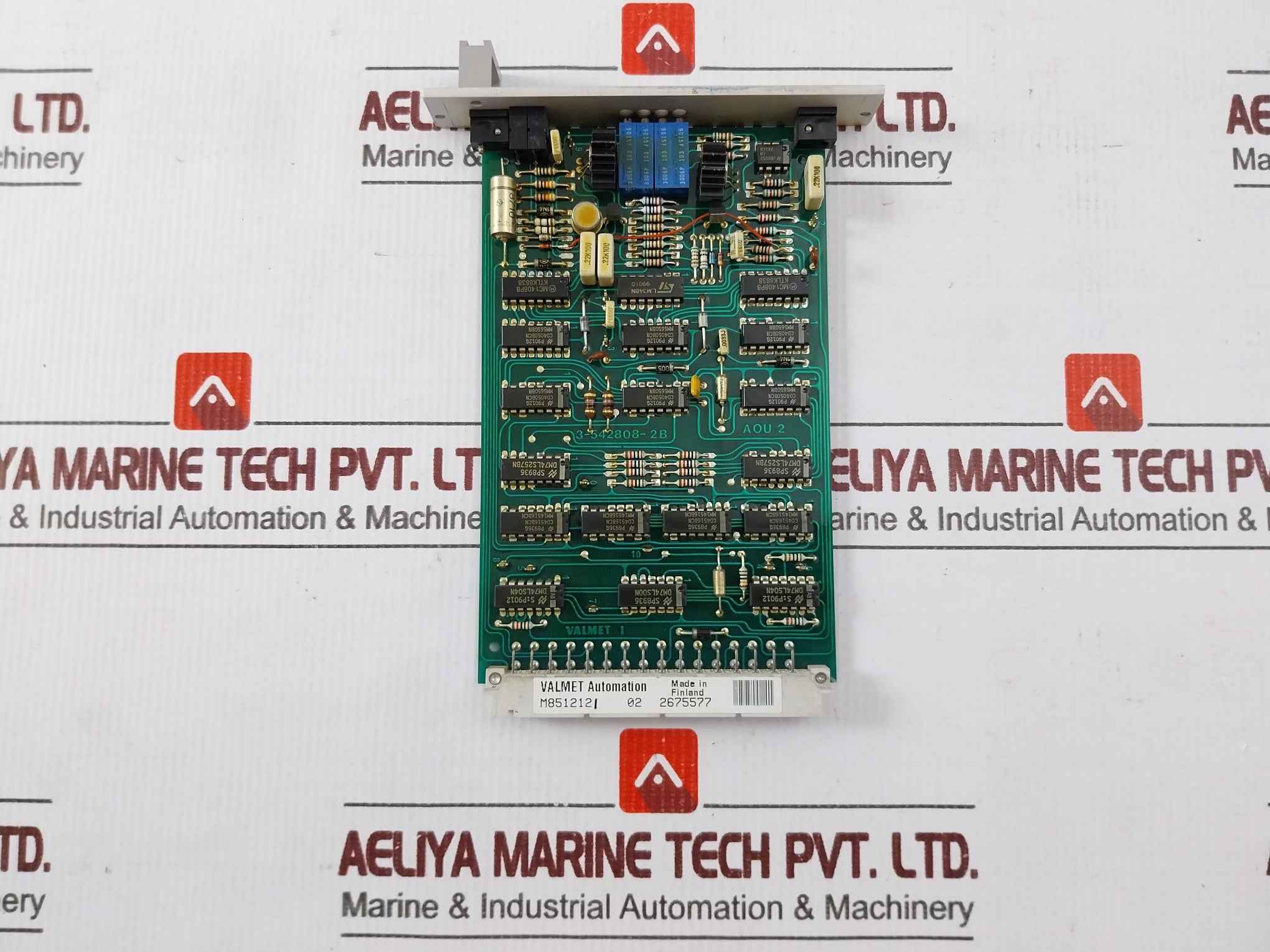 Valmet 542852-3a Cpu Scu Memu Dmu Aou Biu Rack Unit 94v-1