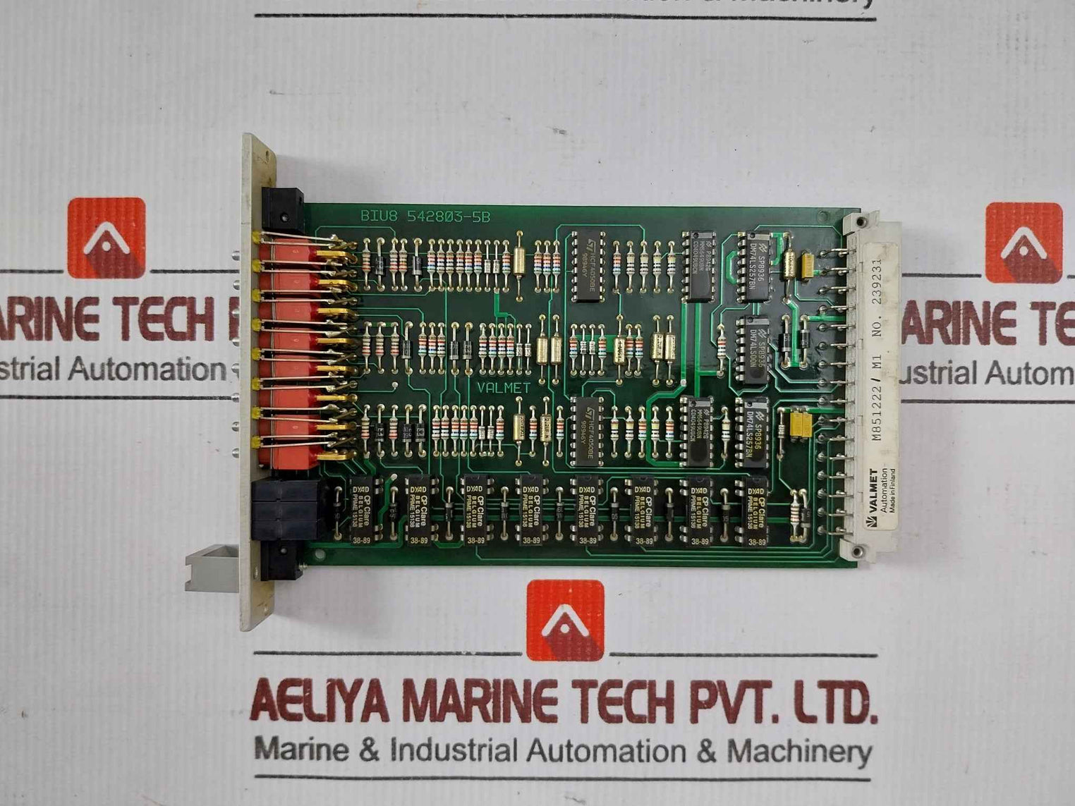 Valmet 542852-3a Cpu Scu Memu Dmu Aou Biu Rack Unit 94v-1