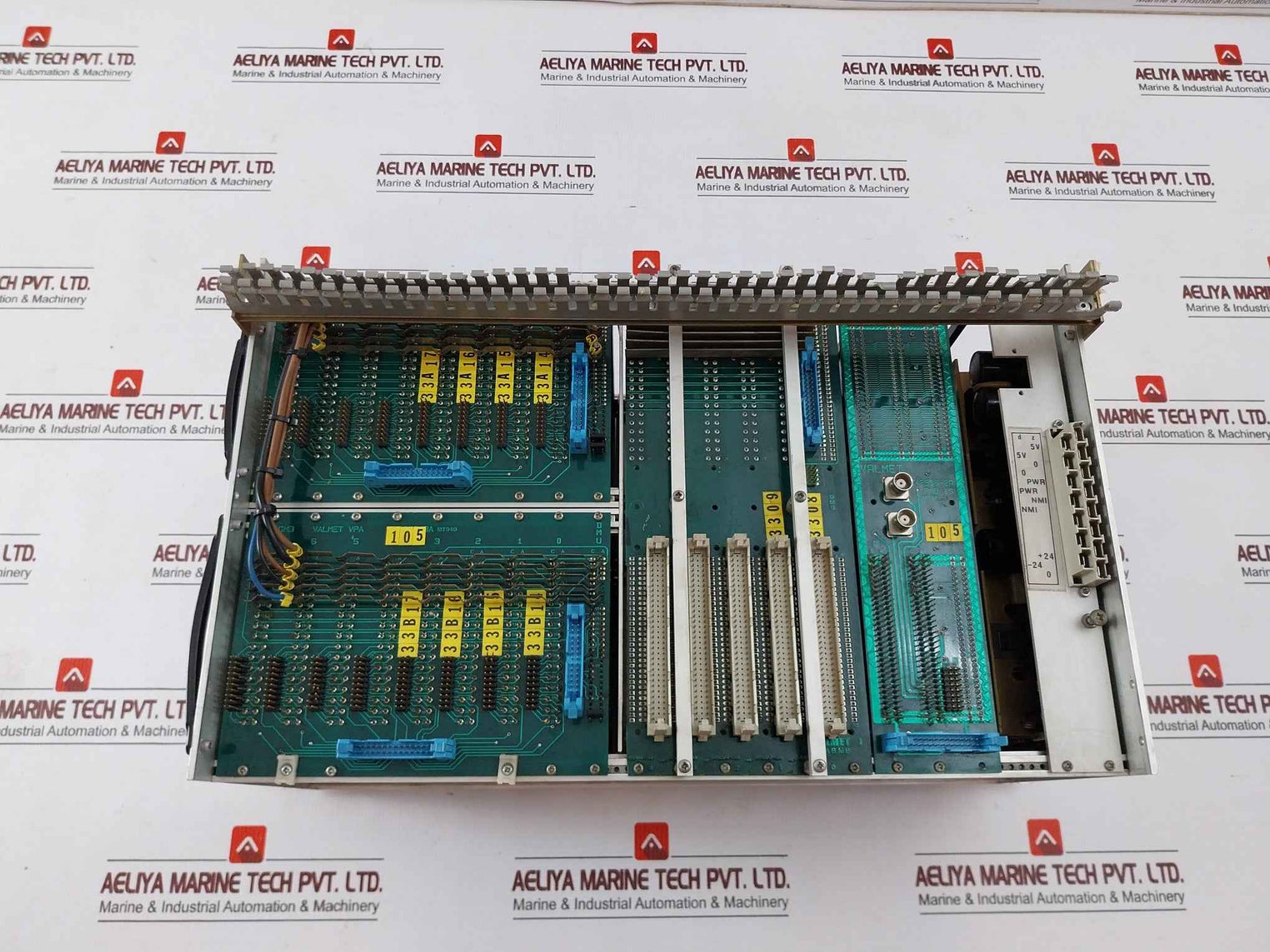 Valmet 542852-3a Cpu Scu Memu Dmu Aou Biu Rack Unit 94v-1