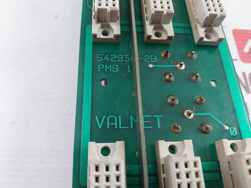 Valmet 542936-2B Back Plane Pcb Card 542936-2A Mt037