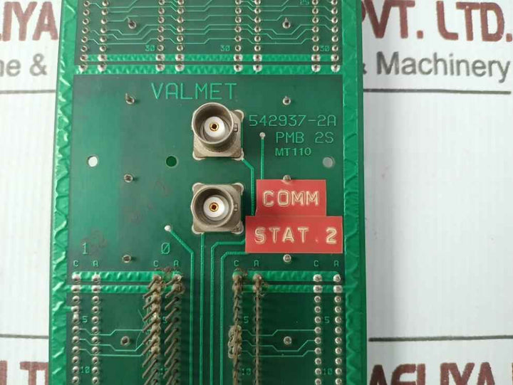 Valmet 542937-2A Backplane Board Unit Pmb 2S Mt110 542937-2B