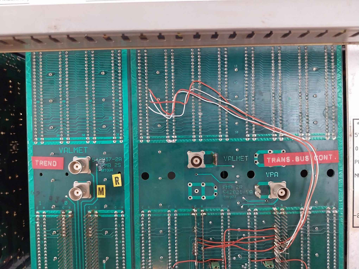 Valmet 542937-2a Rack Module 542844-7b M851004 M2 M8510401 M1 M851362