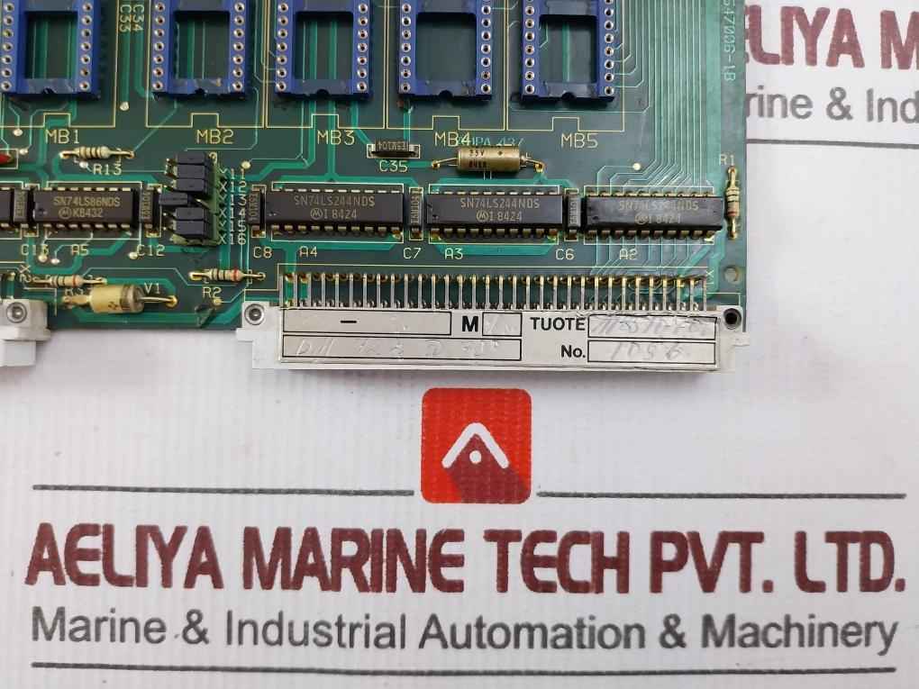 Valmet 547006-1B Relay Printed Circuit Board M8510701