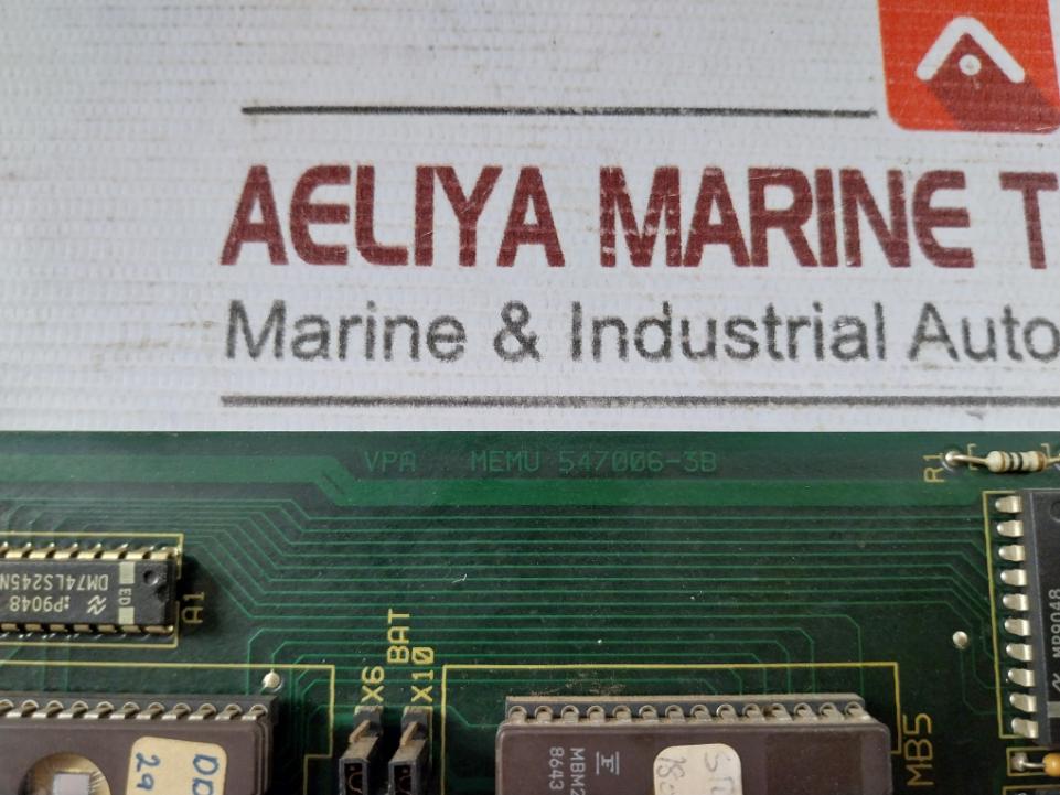 Valmet 547006-3A Memory Board M8510401 M1 547006-3B