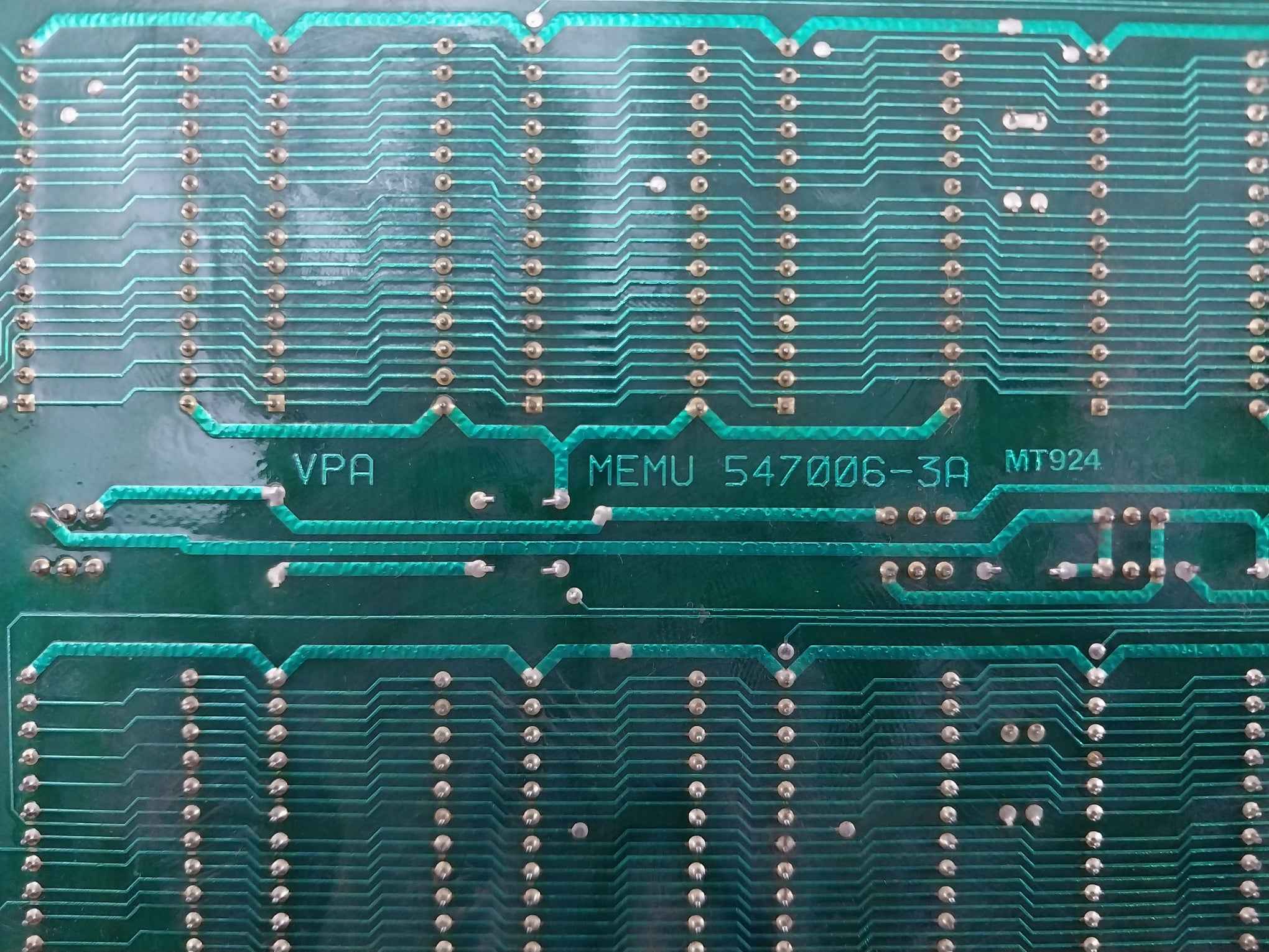 Valmet 547006-3B Memory Board 547006-3A Mt924 M8510401 M1