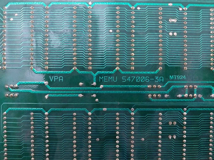 Valmet 547006-3B Memory Board 547006-3A Mt924 M8510401 M1
