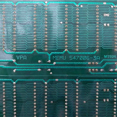 Valmet 547006-3B Memory Board 547006-3A Mt924 M8510401 M1