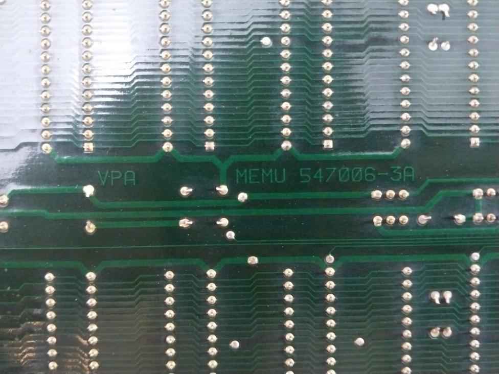 Valmet 547006-3B Memory Board Memu 107 94V-1 M8510401 M1