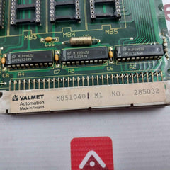 Valmet 547006-3B Memory Card M8510401 M1 94V-1 547006-3A