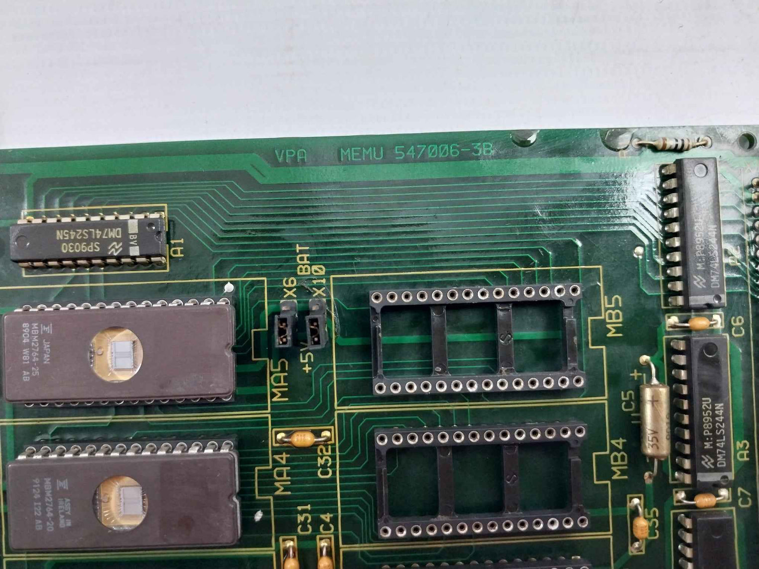 Valmet 547006-3B Memory Card M8510401 M1 94V-1 547006-3A