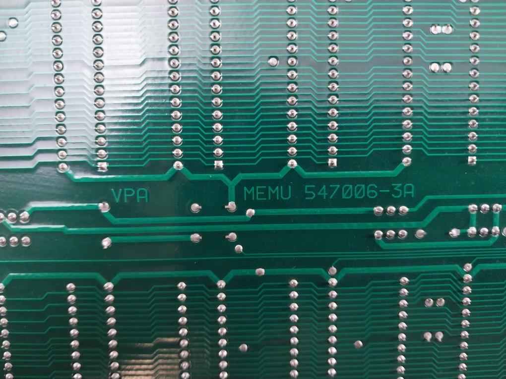 Valmet 547006-3B Memu Memory Board 107 94V-1 M851040 M1