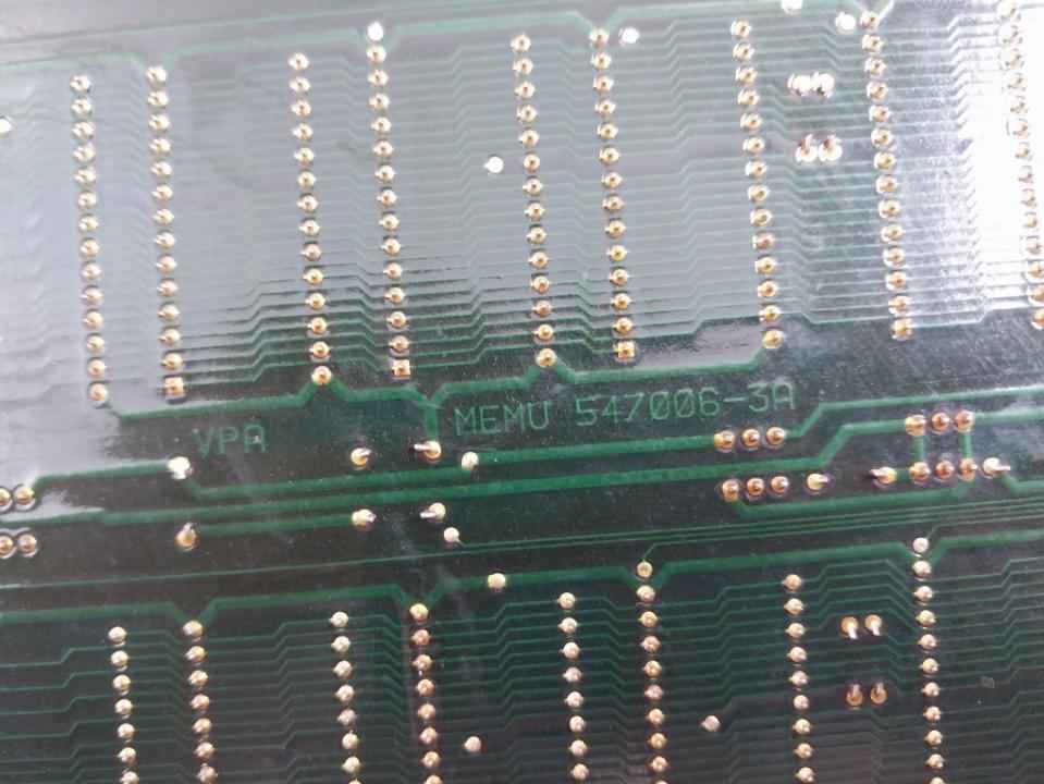 Valmet 547006-3B Memu Memory Board 547006-3A 94V-1