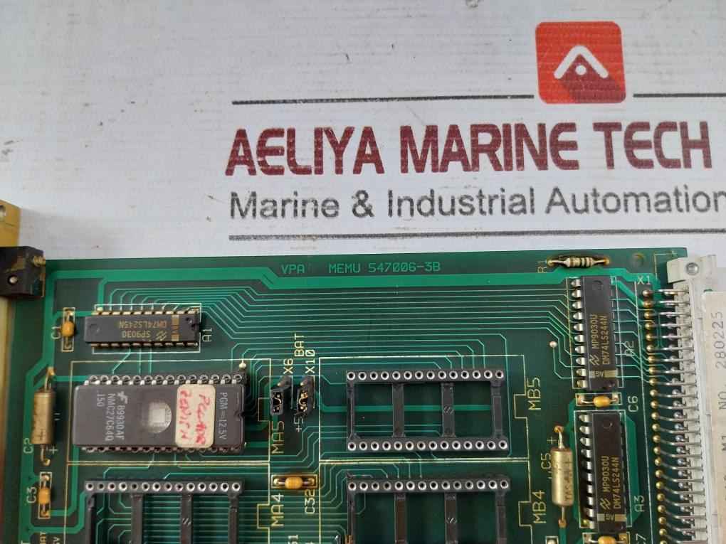 Valmet 547006-3B Memu Memory Board M851040 M1 547006-3A Mt012