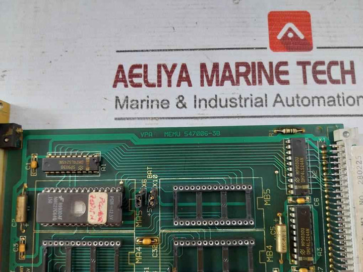 Valmet 547006-3B Memu Memory Board M851040 M1 547006-3A Mt012
